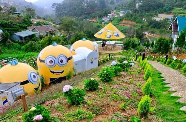 Thiết kế homestay phong cách hoạt hình
