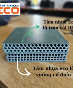 Tấm nhựa Eco - lỗ tròn 15mm