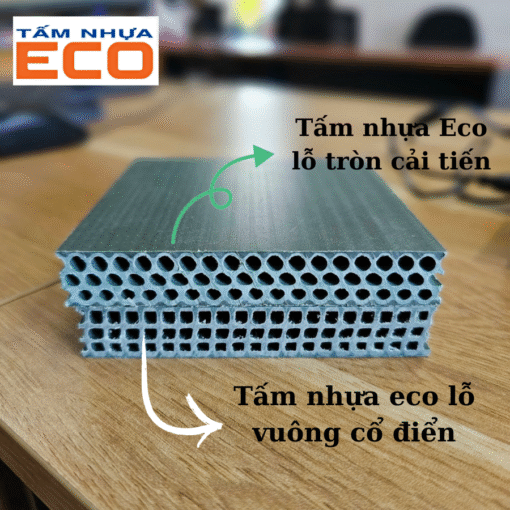 Tấm nhựa Eco - lỗ tròn 15mm