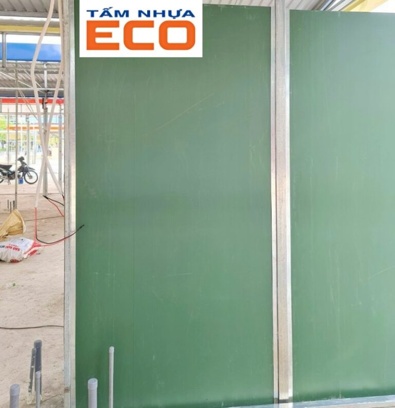 Tấm nhựa làm vách ngăn - Tấm nhựa Eco 6