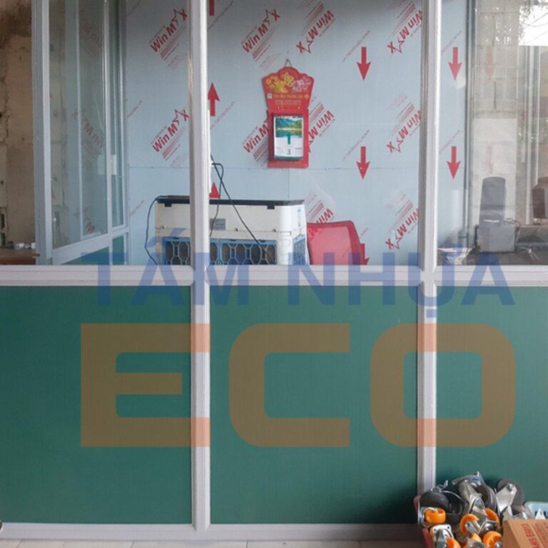 tấm nhựa làm vách ngăn - tấm nhựa eco